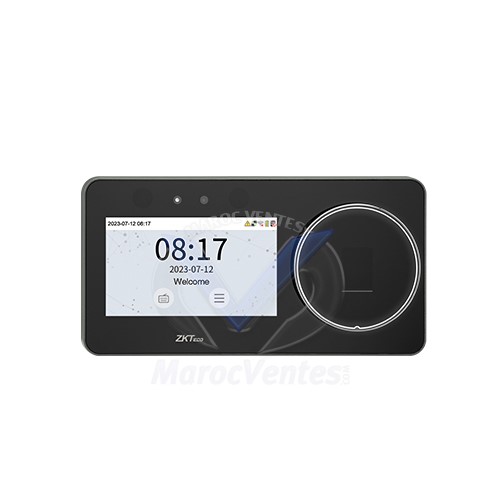 Terminal Biométrique Hybride de Gestion  Écran tactile couleur LED TFT 4,3" FaceDepot 4A